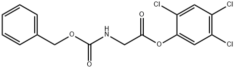 N-[(Benzyloxy)carbonyl]glycine 2,4,5-trichlorophenyl ester Struktur