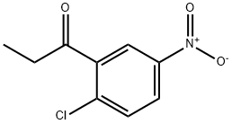 2-chloro-5-nitropropiophenone  Structure