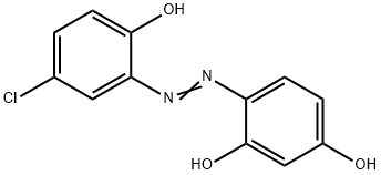 4-[(5-chloro-2-hydroxyphenyl)azo]resorcinol Structure