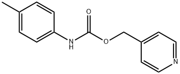 4-Methylcarbanilic acid 4-pyridylmethyl ester Structure