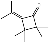 4-Isopropylidene-2,2,3,3-tetramethylcyclobutanone Structure