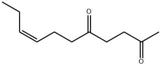 (Z)-十一碳-8-烯-2,5-二酮 结构式