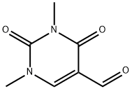 1,3-ジメチルウラシル-5-カルボキシアルデヒド 化学構造式