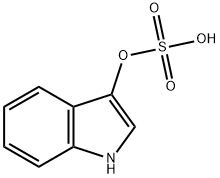 1H-インドール-3-オールスルファート 化学構造式