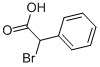 α-ブロモフェニル酢酸 化学構造式