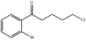 1-(2-BROMOPHENYL)-5-CHLORO-1-OXOPENTANE Structure