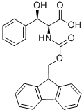 FMOC-苏式-Β-苯基丝氨酸, 487060-72-0, 结构式