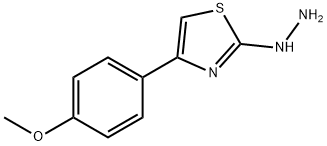 4-(4-Methoxyphenyl)-2(3H)-thiazolone hydrazone Struktur