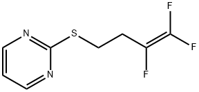 2-[(3,4,4-Trifluoro-3-butenyl)thio]pyrimidine Structure