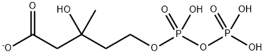 5-diphosphomevalonic acid Structure