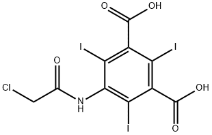 5-(2-ChloroacetaMido)-2,4,6-triiodo-isophthalic Acid, 4873-45-4, 结构式