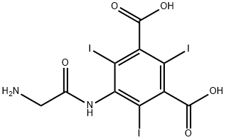 5-(2-AMinoacetaMido)-2,4,6-triiodo-isophthalic Acid 结构式