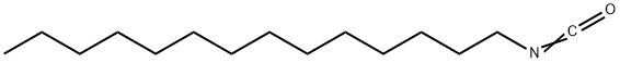 TETRADECYL ISOCYANATE 化学構造式