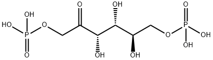 D-fructose 1,6-bis(dihydrogen phosphate) Struktur