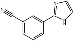3-(1H-IMIDAZOL-2-YL)-BENZONITRILE 结构式