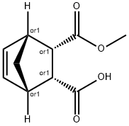 (1β,4β)-ビシクロ[2.2.1]ヘプタ-5-エン-2β,3β-ジカルボン酸3-メチル 化学構造式