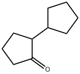2-シクロペンチルシクロペンタノン 化学構造式