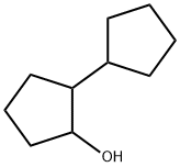 2-シクロペンチルシクロペンタノール 化学構造式