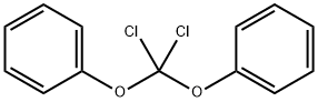 ジクロロジフェノキシメタン 化学構造式