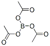 三酢酸ボラントリイル 化学構造式