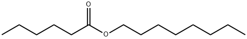 カプロン酸オクチル 化学構造式