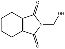 4,5,6,7-テトラヒドロ-2-(ヒドロキシメチル)イソインドリン-1,3-ジオン 化学構造式