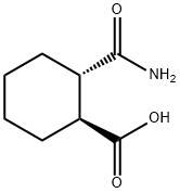 (1S,2S)-2-氨基甲酰基环己烷羧酸 结构式