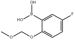 5-FLUORO-2-(METHOXYMETHOXY)PHENYLBORONIC ACID, 488713-34-4, 结构式