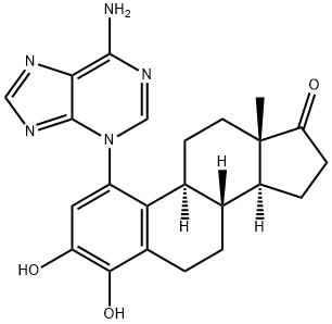 4-羟基雌酮1-N3-腺嘌呤, 488841-24-3, 结构式