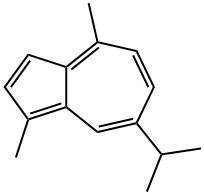 愈创蓝油烃,489-84-9,结构式