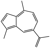 1,4-Dimethyl-7-isopropenylazulene,489-85-0,结构式