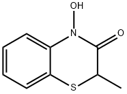 4-Hydroxy-2-methyl-2H-1,4-benzothiazin-3(4H)-one Struktur