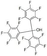 Tris(pentafluorophenyl)methanol Structure