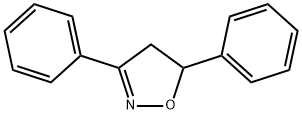 3,5-ジフェニル-2-イソオキサゾリン 化学構造式