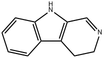 4,9-二氢-3H-吡啶并(3,4-B)吲哚,4894-26-2,结构式