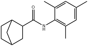 N-(2,4,6-三甲基苯基)-双环[2.2.1]庚烷-2-甲酰胺,489402-47-3,结构式