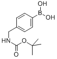 4-(N-BOC-氨甲基)苯基硼酸, 489446-42-6, 结构式