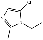 5-クロロ-1-エチル-2-メチル-1H-イミダゾール 化学構造式