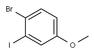 4-BROMO-3-IODOANISOLE Structure