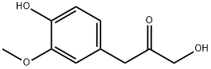 1-羟基-3-(4-羟基-3-甲氧基苯基)丙烷-2-酮 结构式