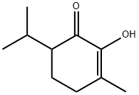 2-hydroxy-6-(isopropyl)-3-methylcyclohex-2-en-1-one Structure