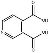 3,4-吡啶二羧酸,490-11-9,结构式