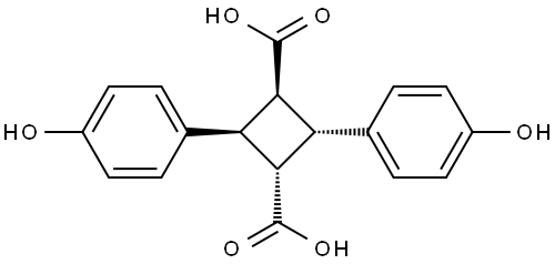 (1A,2A,3B,4B)-2,4-BIS(4-HYDROXYPHENYL)-1,3-CYCLOBUTANEDICARBOXYLIC ACID, 99|