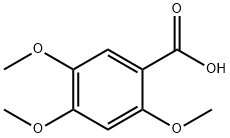 2,4,5-三甲氧基苯甲酸 结构式