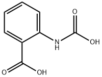 2-(カルボキシアミノ)安息香酸 化学構造式