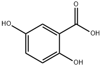 2,5-Dihydroxybenzoic acid Struktur