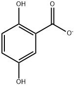 2,5-dihydroxybenzoate Struktur