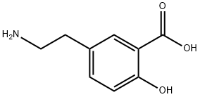 5-(2-AMINO-ETHYL)-2-HYDROXY-BENZOIC ACID Struktur