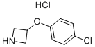3-(4-CHLOROPHENOXY)AZETIDINE HYDROCHLORIDE Structure