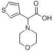 MORPHOLIN-4-YL-THIOPHEN-3-YL-ACETIC ACID Struktur